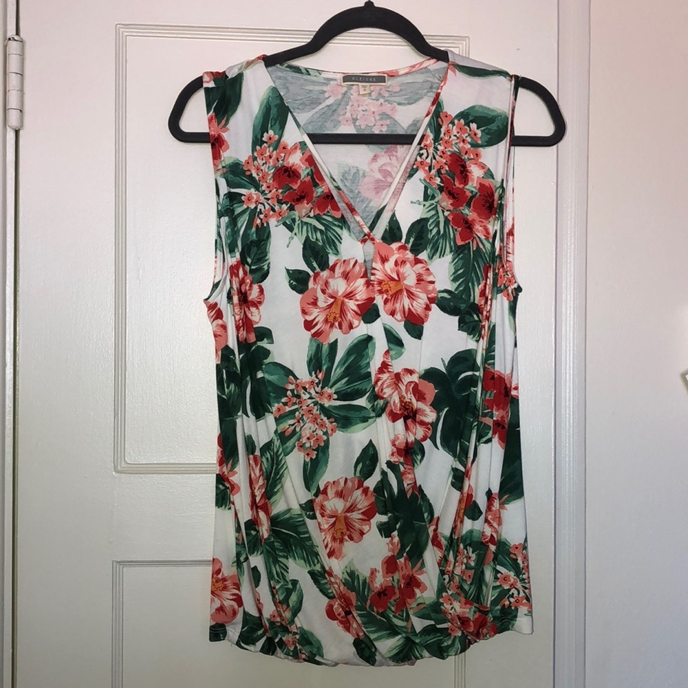 Pleione Floral Tank